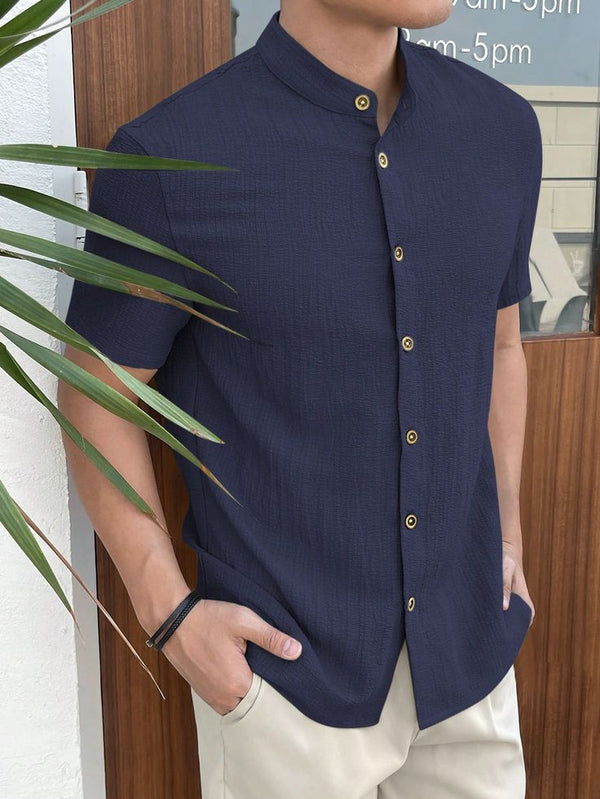 Man casual Shirts Half Sleeves