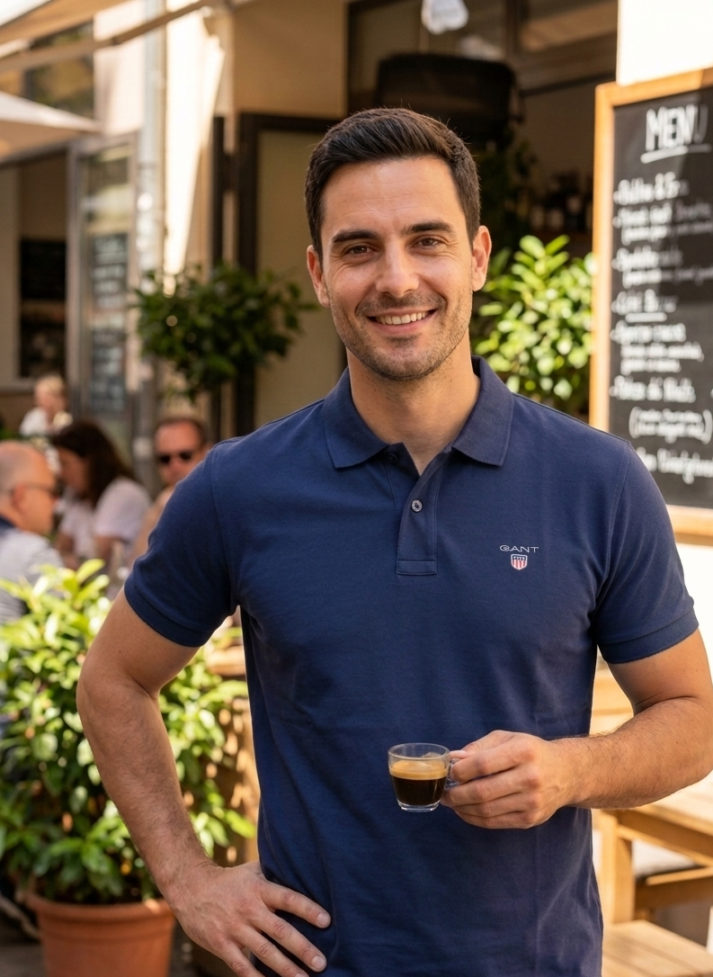 Men Polo T Shirt Navy