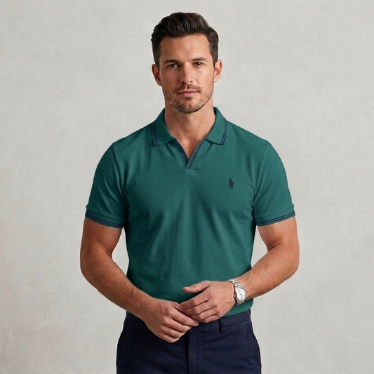 Polo - Man Polo T Shirt See Green Old Money