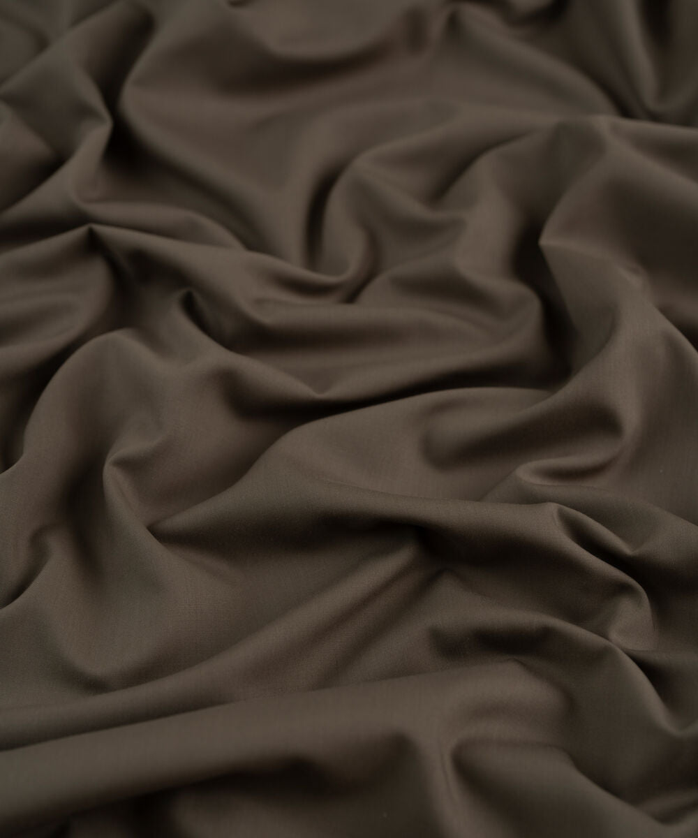 Men’s Unstitched Wash n’ Wear Suit by Wahab Fabrics - Brown