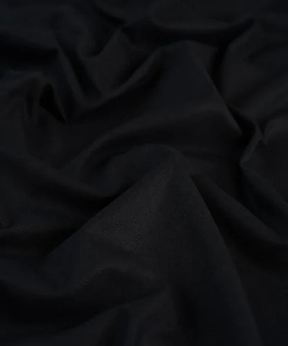 Men’s Unstitched Wash n’ Wear Suit by Wahab Fabrics - Black