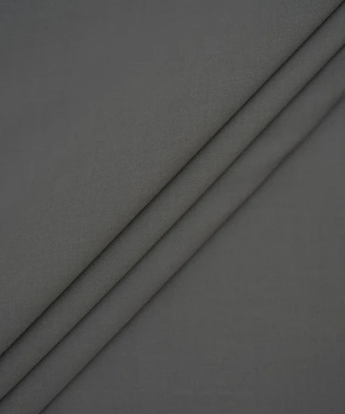 Men’s Unstitched Wash n’ Wear Suit by Wahab Fabrics - Dull Grey