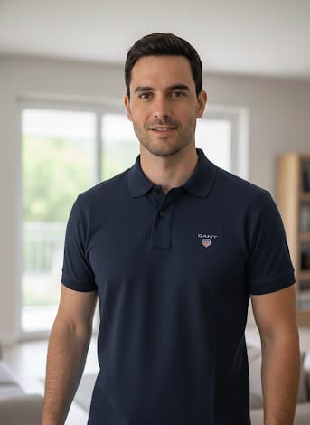 Men Polo T Shirt Navy